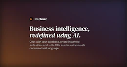 Business intelligence, redefined using AI