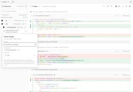 Choosing what a worktree reviews and the branch it compares with