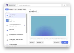 Animated GIF preview